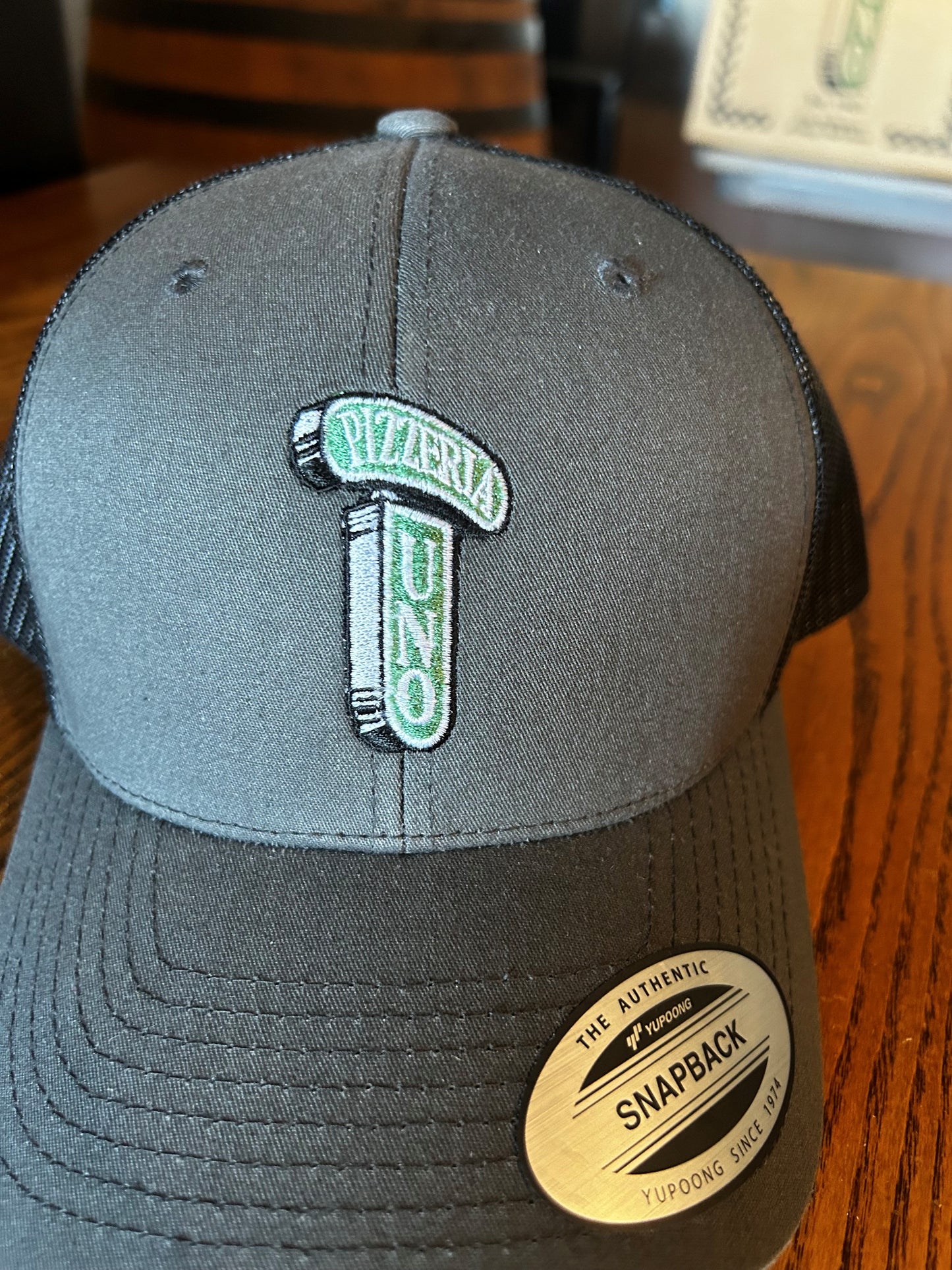 UNOs Trucker Hat - Gray Front / Black Mesh Back