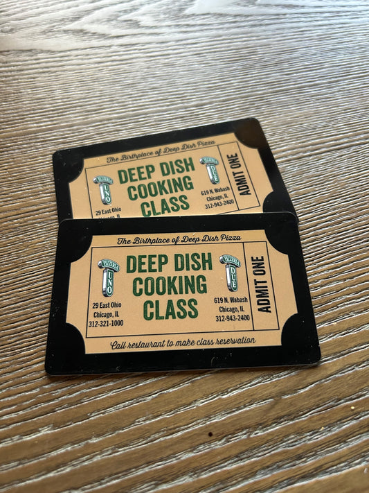 Deep Dish Pizza Cooking Class Tickets for Two