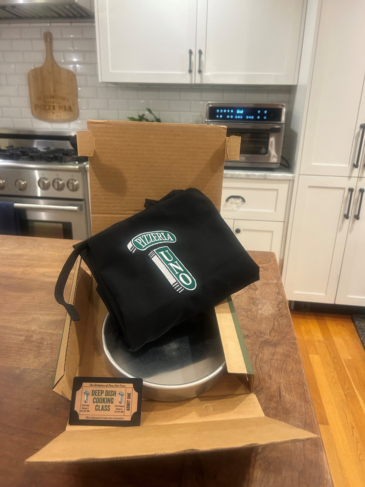 Deep Dish Pizza Cooking Class Premium Package for One